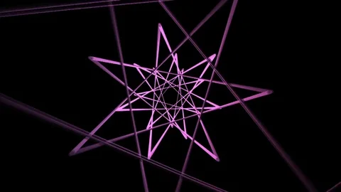 Multicolored star tunnel 스톡 동영상 72965463