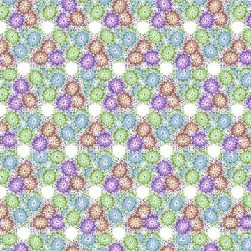 Multicolored stars motif random pattern Stock Photos