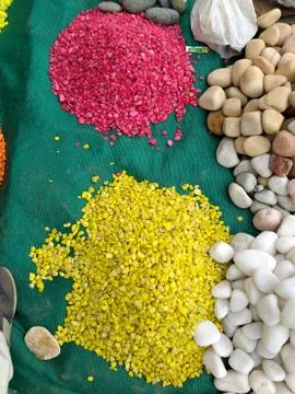 Multicolored stone Stock Photos