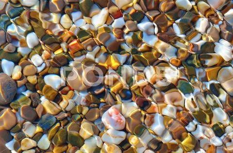 Multicolored stones Stock Photos