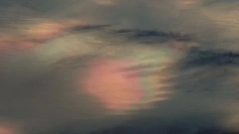 Multicolored Storm Cloud Texture with Dark Dramatic Sky Background 스톡 동영상 334163353