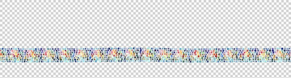 Multicolored stripe. Spots texture, multicolor dots striped pattern. Stock Illustration