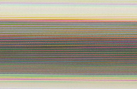 Multicolored striped background, texture. Modern digital design graphic patte Foto stock