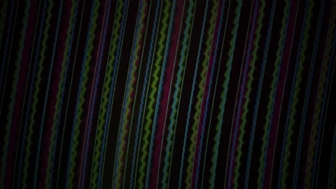Multicolored Striped Pattern on Black. Stock Footage 335371158