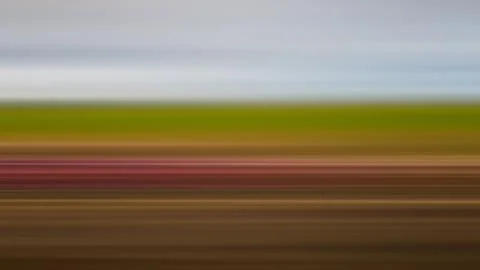 Multicolored stripes blurred background, gradient background Stock Photos