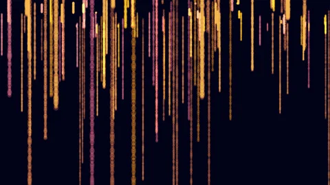 Multicolored stripes of particles descending from top to bottom Stock Footage 150562031