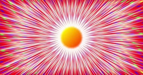 Multicolored sun Stock Footage 141249863