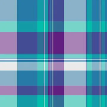Multicolored texture pattern tartan, handkerchief check fabric seamless. Pi.. Stock Illustration