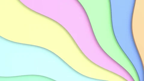 Multicolored texture of waves moving slowly Stock-Footage 327906161