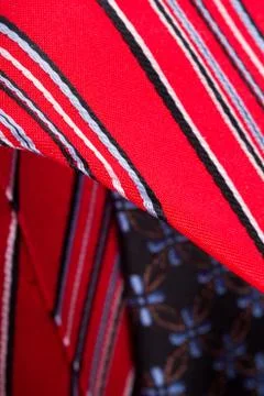 Multicolored Ties Stock Photos