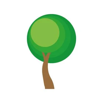 Multicolored tree sign icon. Vector illustration eps 10 Stock-Illustration