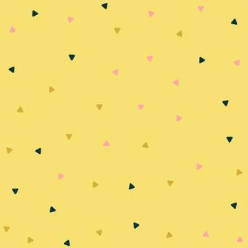 Multicolored Triangle Shape Confetti or Glass Broken into Tiny Pieces Scattered 스톡 일러스트