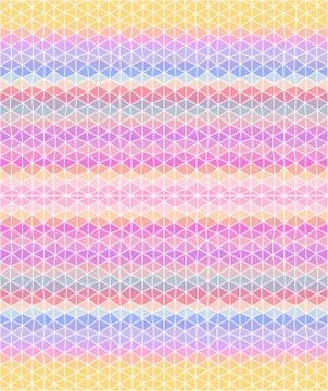 Multicolored triangular background. Seamless pattern Stock Illustration