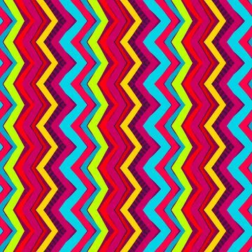 Multicolored tribal pattern Stock Illustration