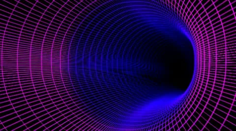 Multicolored tunnel Vídeos de archivo 10571942