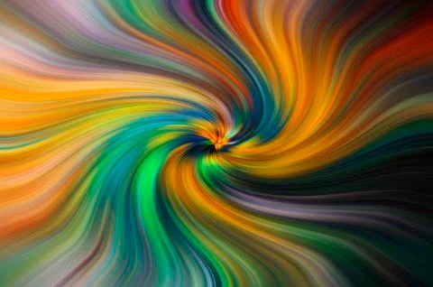 Multicolored twisted linear background Stock Illustration