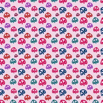 Multicolored umbrellas Stock Illustration