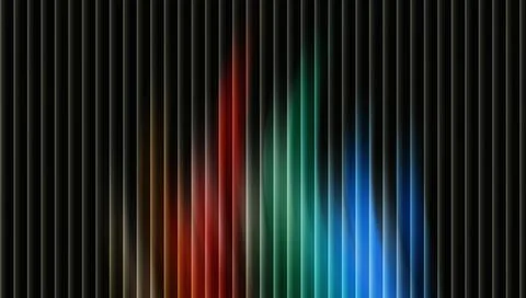Multicolored vertical lines on black background Иллюстрация