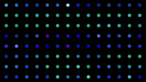 Multicolored vintage shimmering dotted pattern futuristic elegant shimmering Stock Footage 229016363