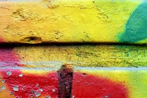 Multicolored Wall Texture Stock Photos