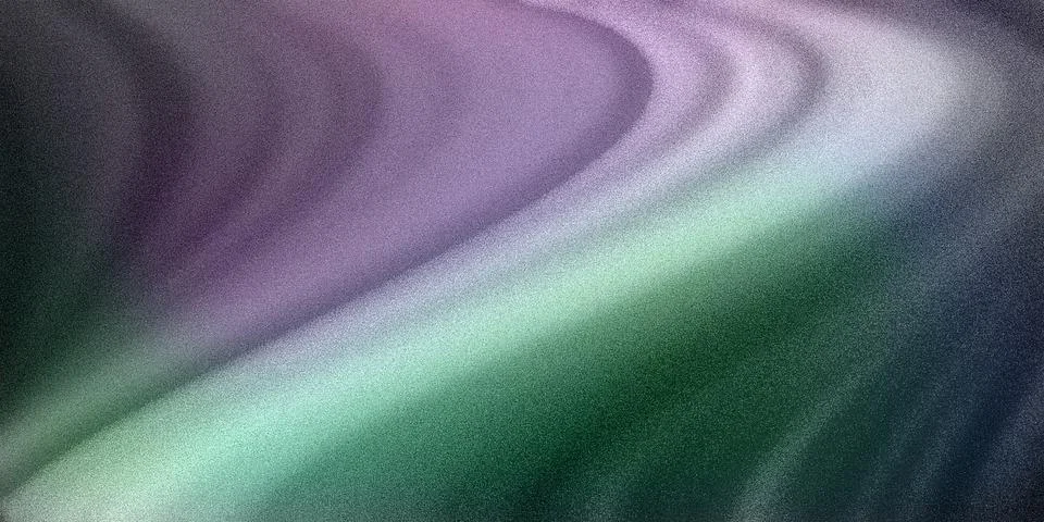 Multicolored waves of the dune in dark gray purple lilac neon green turquoi.. Illustrazione stock