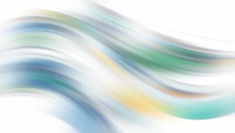 Multicolored wavy lines on white background Stockillustratie