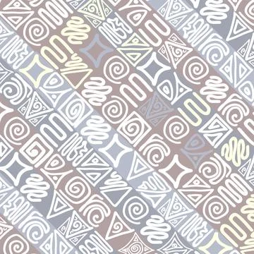 Multicolored zentangle pattern on a multicolored background Stock Illustration