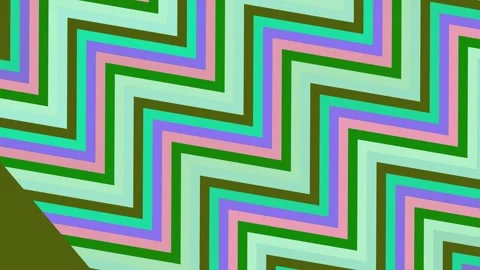 Multicolored Zigzag Pattern Background Animation. Video stock 329928624