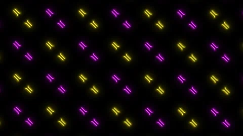 Multicolored zigzag vertical line pattern in purple, yellow, and black Stock Footage 311750950