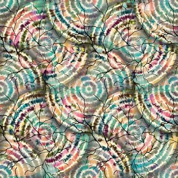 Multicolored,3d,Rainbow,Circle,Pattern,With,Abstract,Colors,For,Digital Stock Illustration