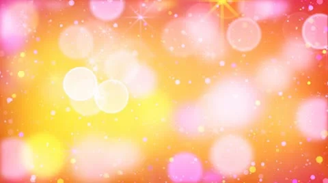 Multicolour bokeh lights particles and starglow loop Stock Footage 10772849