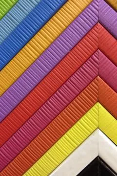 Multicolour photo frames Stock Photos