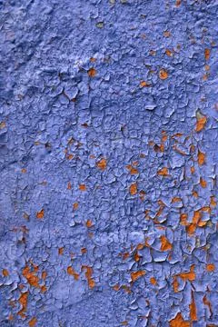 Multicolour psychedelic abstract background. flakes of paint on concrete wall Stock Photos