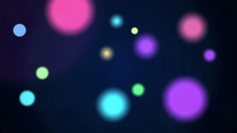 Multicoloured Blurred Particles Glowing and Defocus Animation Background Stock Footage 169742629