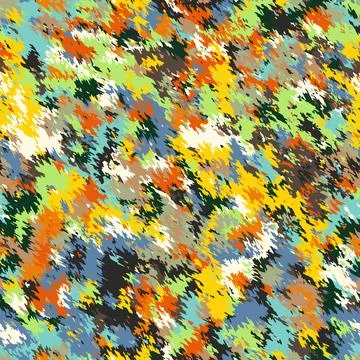 Multicoloured camouflage paint seamless pattern. Vector illustration. Stock Illustration