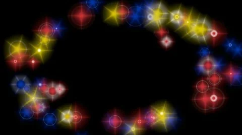 Multicoloured stars backgrounds Stock Footage 8516390