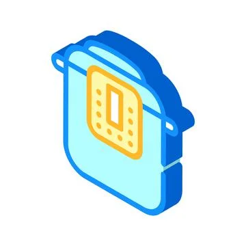 Multicooker equipment isometric icon vector symbol illustration Stockillustratie
