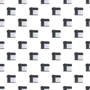 Multicooker kitchen appliance pattern creating a seamless background Stockillustratie