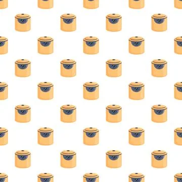 Multicooker kitchen appliance seamless pattern background illustration Stock Illustration