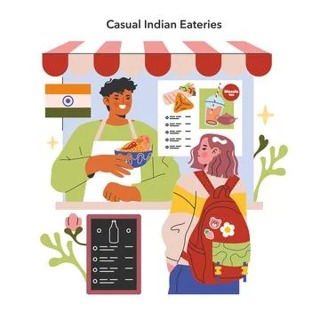 Multicultural Influence. Flat Vector Illustration イラスト素材