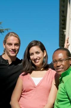 Multicutural students in america Stock Photos