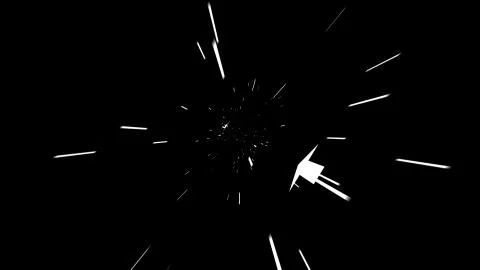 A multidimensional 3d rendering of tunnel motion effects produced with thin w Stock Illustration