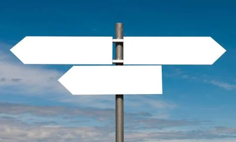 Multidirectional sign Stockfoto's