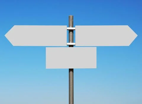 Multidirectional sign Foto stock