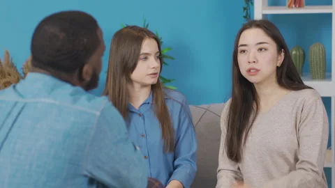 Multiethnic friendly environment. Stock Footage 228801621