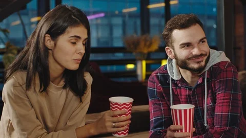 Multiethnic students analyzing the project while have a break in a college Stock Footage 122760954