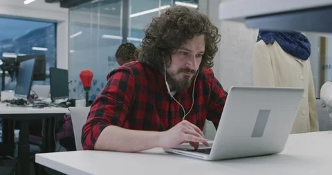 Multiethnics business team of software developers programming together using  Stock Footage 114079828