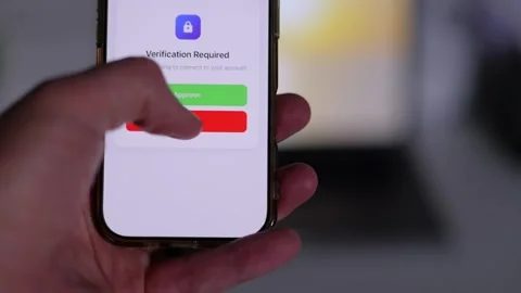 Multifactor Authentication MFA App to Use Apps Stock Footage 321842786