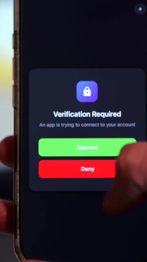 Multifactor Authentication MFA App to Use Apps Stock Footage 321842796