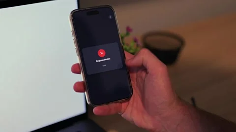 Multifactor Authentication MFA App to Use Apps Stock Footage 321842805